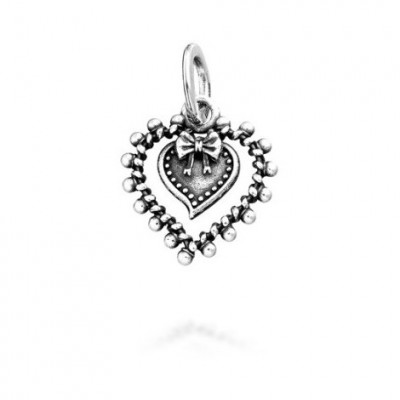 Charm Cuore Votivo Fiocco