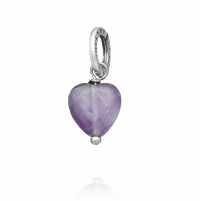 Charm Cuore Ametista