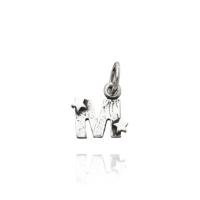 Charm Lettera Stelle M