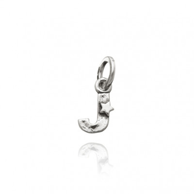 Charm Lettera Stelle J
