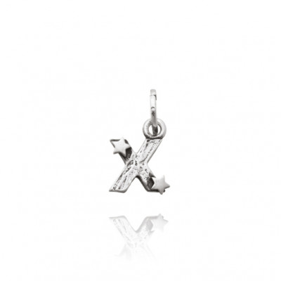 Charm Lettera Stelle X