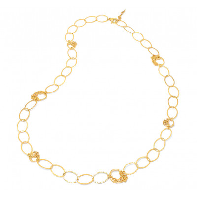 Collana Coral lunga oro