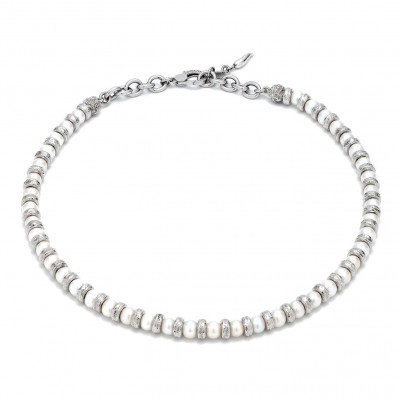 Collana Emma in argento 925 e perle naturali