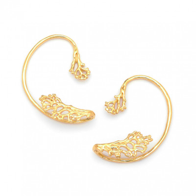 Ear Cuff Coral oro