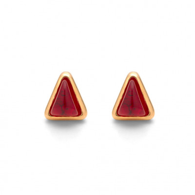 Orecchini Red Blade oro