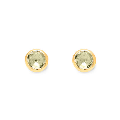 Orecchini Loop verde lime