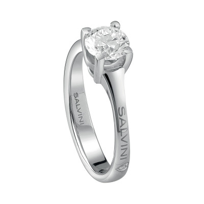 Anello solitario Battito