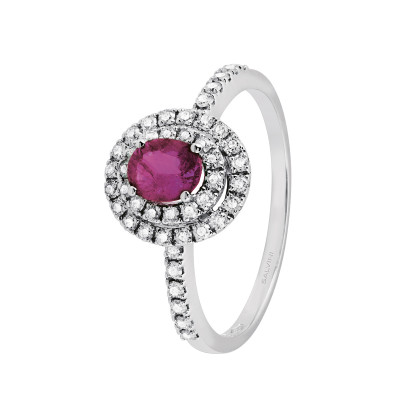 Anello Dora Diamanti e Rubino