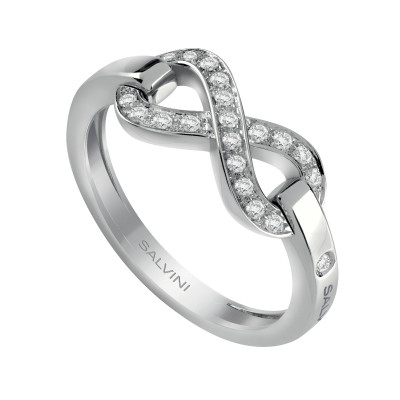 Anello Infinito diamanti