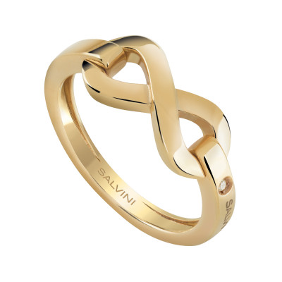 Anello Infinito in oro giallo
