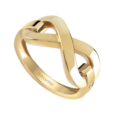 Anello Infinito in oro giallo