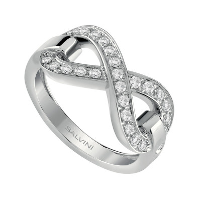 Anello Infinito diamanti