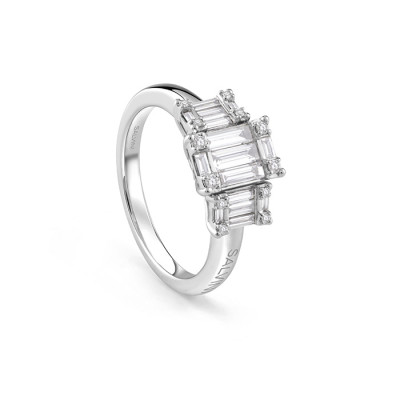 Anello Magia in oro bianco con diamanti