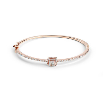 Bracciale Bagliori rigido con diamanti