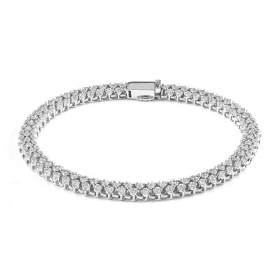 Bracciale Cachemire in oro bianco con diamanti