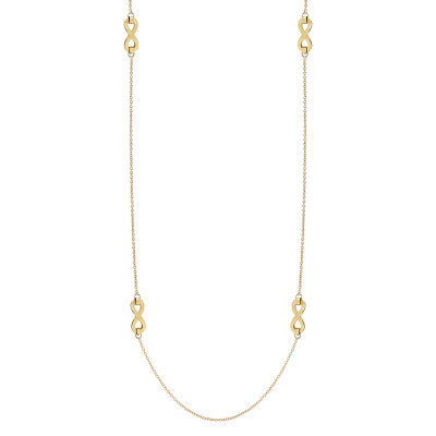 Collana Infiniti in oro giallo