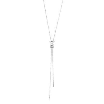 Collana Libera in oro bianco con diamanti