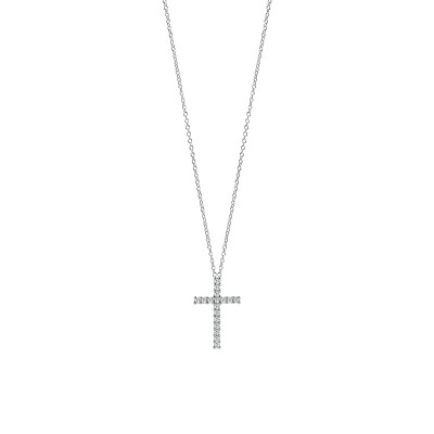 Collana Virginia in oro bianco e diamanti