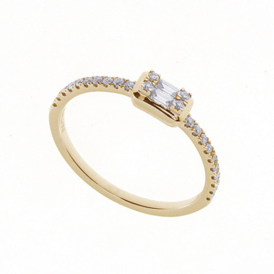 Anello Magia in oro giallo con diamanti