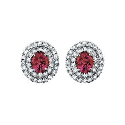 Orecchini Dora Diamanti e Rubini