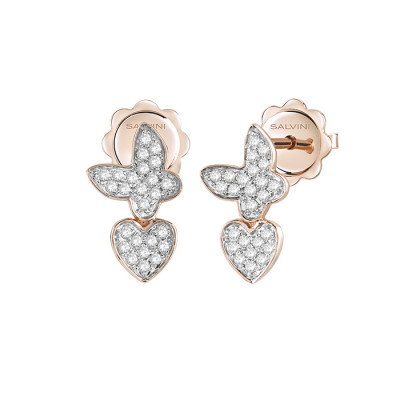 Orecchini I Segni Farfalle Cuori