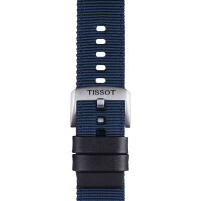 Cinturino in tessuto blu