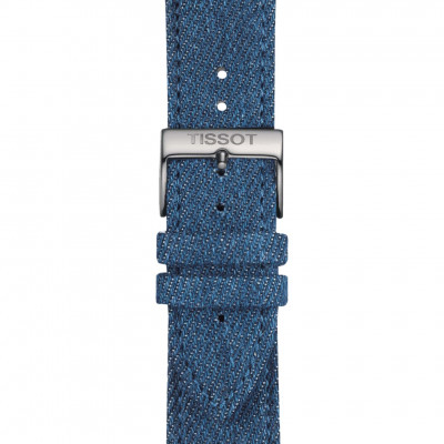 Cinturino stoffa blu 