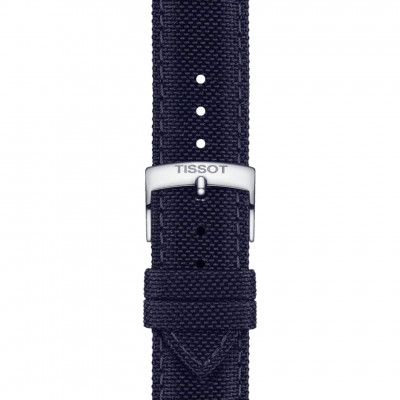 Cinturino in tessuto blu 